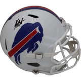 Keon Coleman Autographed Buffalo Bills F/S Helmet Beckett 44975