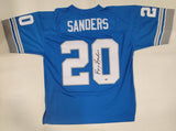 BARRY SANDERS SIGNED DETROIT LIONS MITCHELL & NESS AUTHENTIC JERSEY SCHWARTZ COA