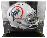 Dolphins Larry Csonka Signed Tribute Full Size Speed Proline Helmet W/ Case BAS