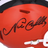 Nick Chubb Autographed Cleveland Browns 2024 Mini Speed Helmet Fanatics