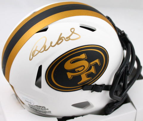 Deebo Samuel Autographed San Francisco 49ers Lunar Speed Mini Helmet - JSA *Gold