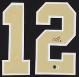 Chris Olave Signed New Orleans Saints 35x43 Framed Jersey (Beckett)Wide Receiver