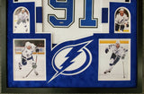 FRAMED STEVEN STAMKOS AUTOGRAPHED TAMPA BAY LIGHTNING JERSEY UPPER DECK COA