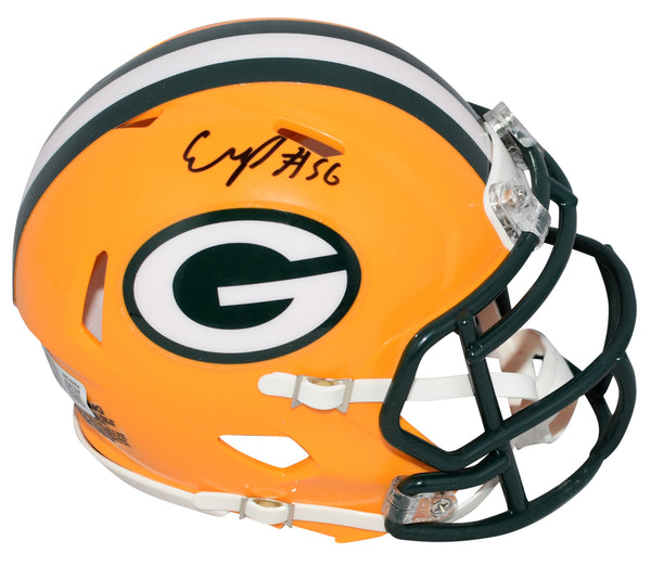 EDGERRIN COOPER AUTOGRAPHED GREEN BAY PACKERS SPEED MINI HELMET BECKETT