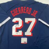 Autographed/Signed Vladimir Vlad Guerrero Jr All-Star Game Blue Jersey PSA COA