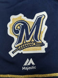 CHRISTIAN YELICH Autographed "18 NL MVP" Authentic Blue Brewers Jersey STEINER