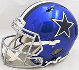 ROGER STAUBACH AUTOGRAPHED COWBOYS FLASH FULL SIZE AUTHENTIC HELMET BECKETT