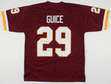 Derrius Guice Signed Washington Jersey (Beckett COA) Redskins Running Back -LSU