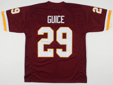 Derrius Guice Signed Washington Jersey (Beckett COA) Redskins Running Back -LSU