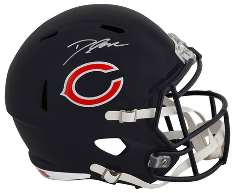 D'Andre Swift Signed Bears Riddell Full Size Speed Replica Helmet (SCHWARTZ COA)