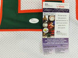 Bernie Kosar Signed Miami Hurricanes White Jersey (JSA COA) 1983 National Champs