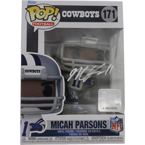 Micah Parsons Autographed/Signed Dallas Cowboys Funko Pop! #171 FAN 46885