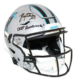 Luke Kuechly Signed Carolina Panthers Authentic Speed Flex Helmet BAS 28272