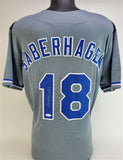 Bret Saberhagen Signed Kansas City Royals Jersey (JSA COA) 2xCy Young Award