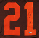 Denzel Ward Signed Browns Brown Jersey (Beckett COA) #4 Overall pick 2018 Draft