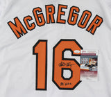 Scott McGregor Signed Baltimore Orioles Jersey Insc 83' WSC (JSA COA) 1976-1988