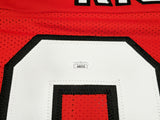 ATLANTA FALCONS ANDRE RISON AUTOGRAPHED RED JERSEY "84 TD" JSA STOCK #233379