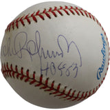 Brooks Robinson Signed American League Baseball HOF Toned Beckett 44361