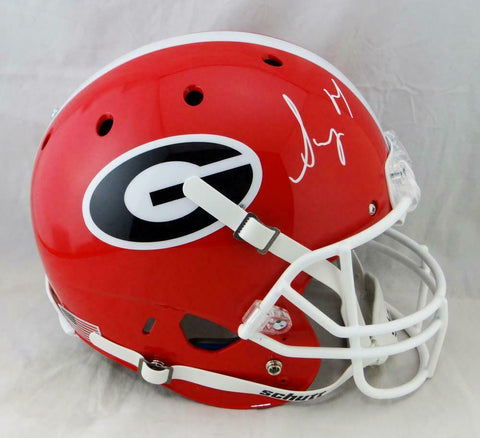 Sony Michel Autographed Georgia Bulldogs F/S Helmet- JSA W Auth *Silver