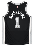 Victor Wembanyama Autographed Spurs Icon Edition Black Jersey Fanatics