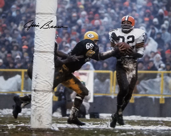 Jim Brown Autographed Cleveland Browns 16x20 Photo Fanatics Authentic #2