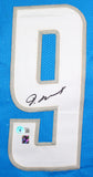 Jameson Williams Autographed Blue Pro Style Jersey- Beckett W Hologram *Black