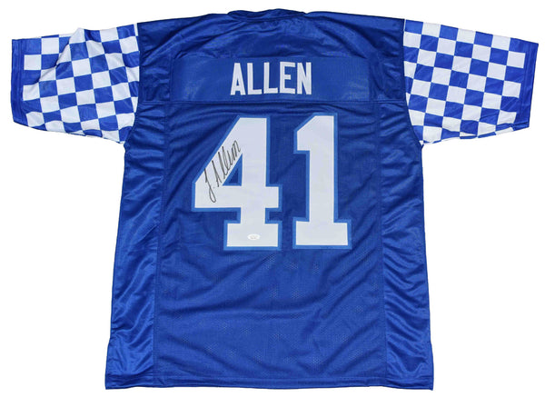 JOSH ALLEN SIGNED AUTOGRAPHED KENTUCKY WILDCATS #41 BLUE JERSEY JSA