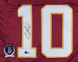 Curtis Samuel Signed Washington Football Team Jersey (Beckett) Redskins Receiver