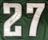 Quinyon Mitchell Philadelphia Signed Green Football Jersey JSA