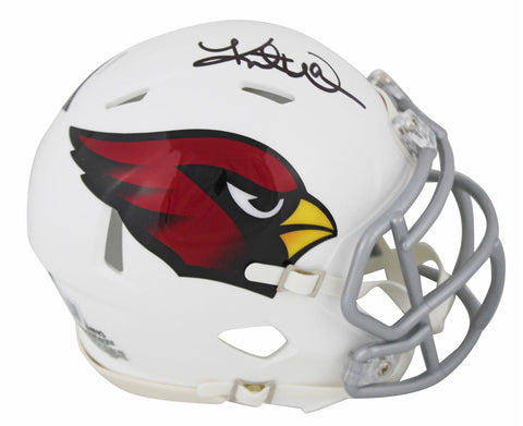 Cardinals Kurt Warner Authentic Signed Speed Mini Helmet BAS Witnessed