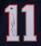 Julian Edelman Signed New England Patriot Jersey (Beckett) 3xSuper Bowl Champ WR