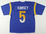 Jalen Ramsey Signed Los Angeles Rams Blue Jersey (JSA Hologram) 5xPro Bowl D.B.