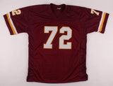 Dexter Manley Signed Washington Redskins Jersey (Beckett COA) 2xSuper Bowl Champ