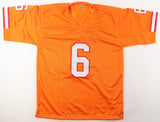 Baker Mayfield Signed Tampa Bay Buccaneers Creamsicle Throwback Jersey (Beckett)