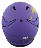 Vikings Adrian Peterson "All Damn Day" Signed Rave F/S Speed Proline Helmet BAS