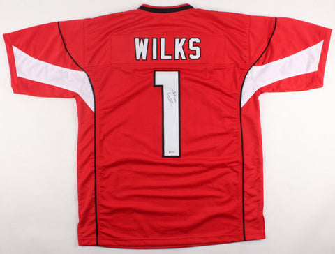 Steven Wilks Signed Arizona Cardinals Jersey (Beckett COA) Former Head Coach