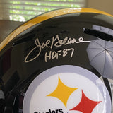 Joe Greene Autographed HOF '87 Pittsburgh Steelers FS Replica Helmet Beckett