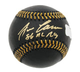 Jose Canseco Signed Oakland A's Rawlings OML Black Baseball w- 86 AL ROY