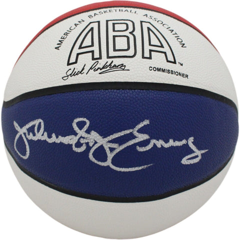 Julius Erving Autographed Philadelphia 76ers ABA Basketball Beckett 47905