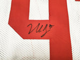 SAN FRANCISCO 49ERS NICK BOSA AUTOGRAPHED WHITE JERSEY BECKETT WITNESS 230701