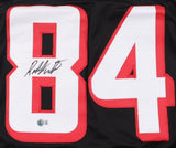 Roddy White Signed Atlanta Falcons Pro Cut Jersey (Beckett) 4xPro Bowl Receiver