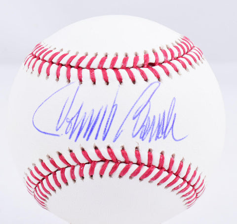 Johnny Bench Autographed Rawlings OML Baseball - Fanatics *Blue