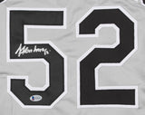 Jose Contreras Signed Chicago White Sox Gray Road Jersey (Beckett COA)