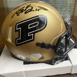 DREW BREES AUTOGRAPHED SIGNED PURDUE UNIVERSITY MINI HELMET BECKETT SAINTS