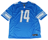 AMON-RA ST BROWN SIGNED AUTOGRAPHED DETROIT LIONS #14 NIKE BLUE JERSEY BECKETT