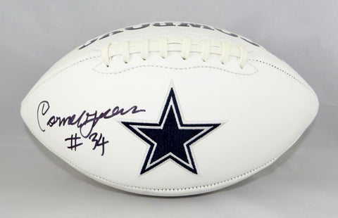 Cornell Green Autographed Dallas Cowboys Logo Football- Jersey Source Auth