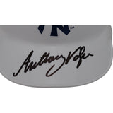 Anthony Volpe Autographed/Signed New York Yankees Mini Batting Helmet FAN 46664