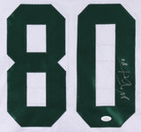 Wayne Chrebet Signed New York Jets White Jersey (JSA)Ex Hofstra Wide Receiver