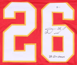 Damien Williams Signed K C Chiefs Jersey Inscribed "SB LIV Champs" (Beckett COA)