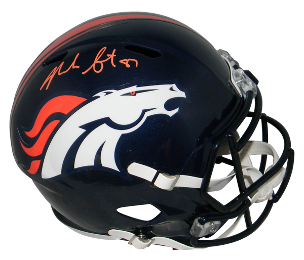 NOAH FANT AUTOGRAPHED DENVER BRONCOS FULL SIZE SPEED HELMET BECKETT